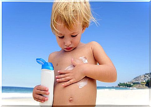 Sun allergy in children