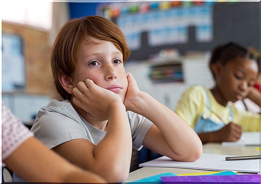 Lack of motivation at school can be caused by many factors related to the child's environment and personality.